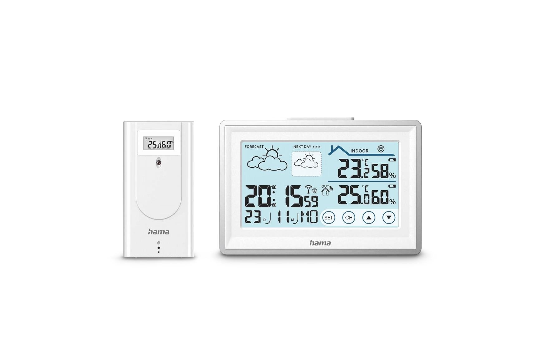 Hama Wetterstation Bahamas Funk, Wecker, Raumklima