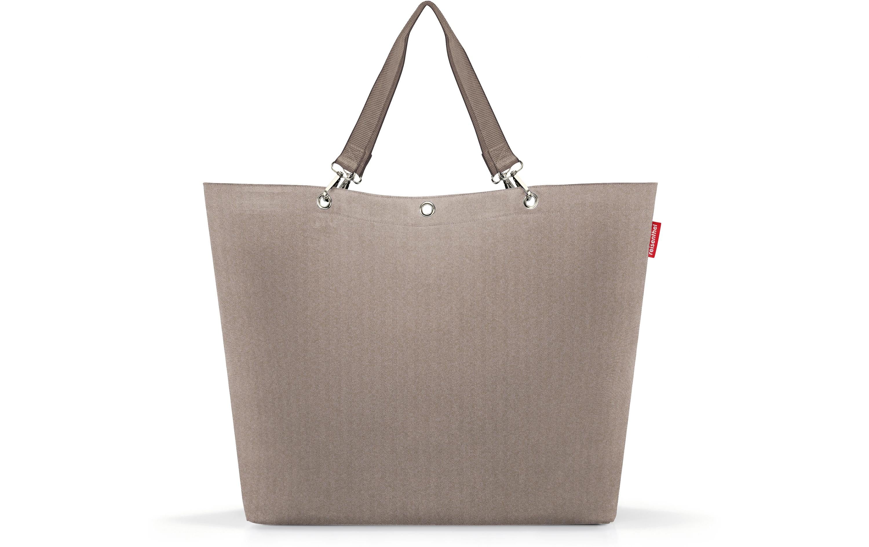 Reisenthel Einkaufstasche Shopper XL 35 l herringbone mokka, 680x455x200