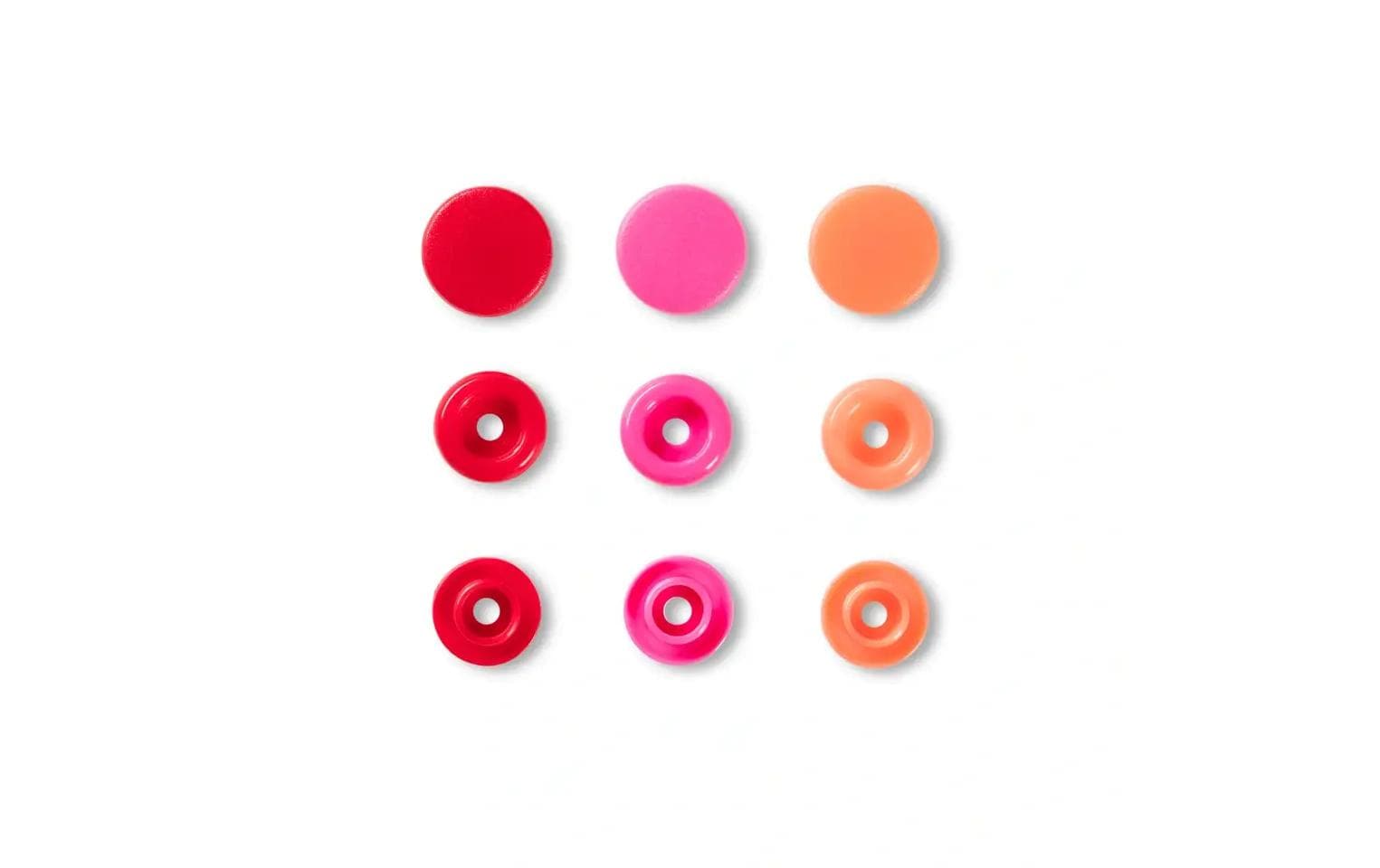 Prym Love Druckknopf Color Snaps, rot 12.4 mm,  30 Stk.
