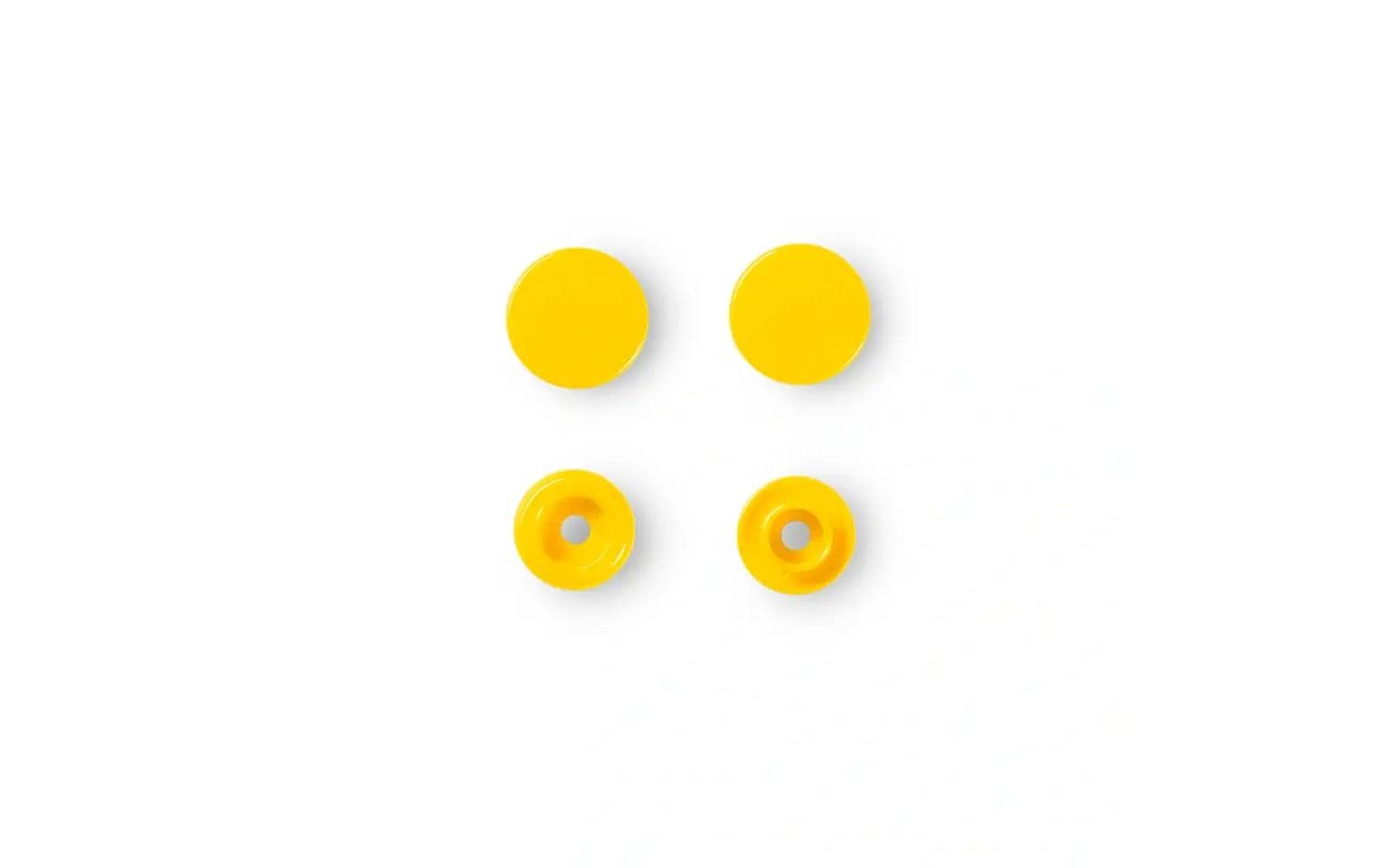 Prym Druckknopf Color Snaps, gelb 12.4 mm,  30 Stk.