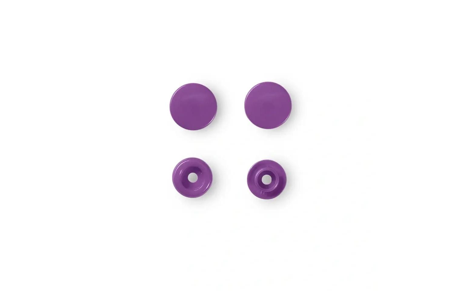Prym Druckknopf Color Snaps, lila 12.4 mm,  30 Stk.