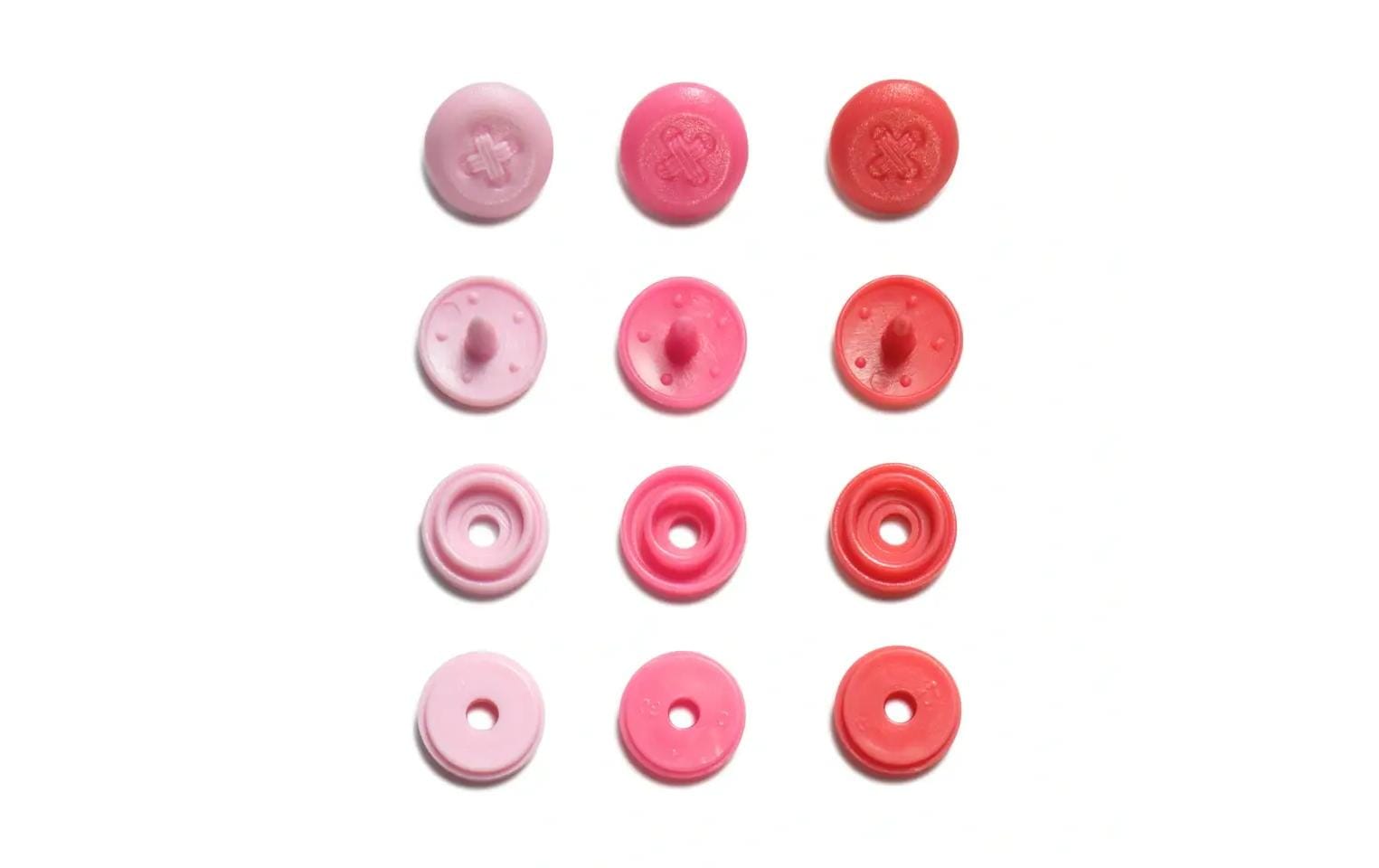 Prym Love Druckknopf Color Snaps rosa, 9 mm,  36 Stk.