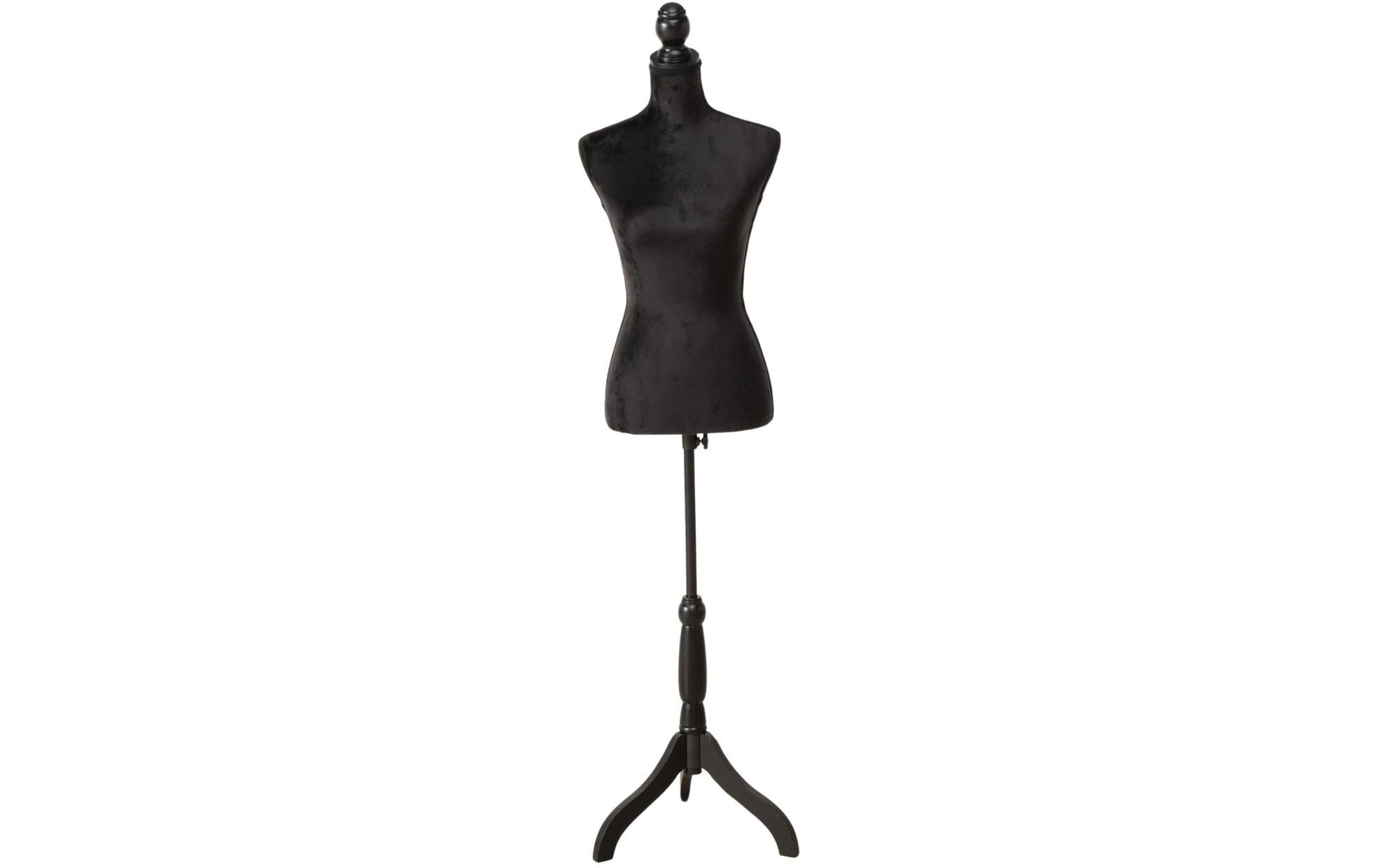 Boltze Kleiderständer Madame Kiefer/Polyester, Schwarz