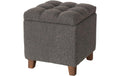Boltze Hocker Palur MDF/Kiefer, Traglast: 120 kg, Grau
