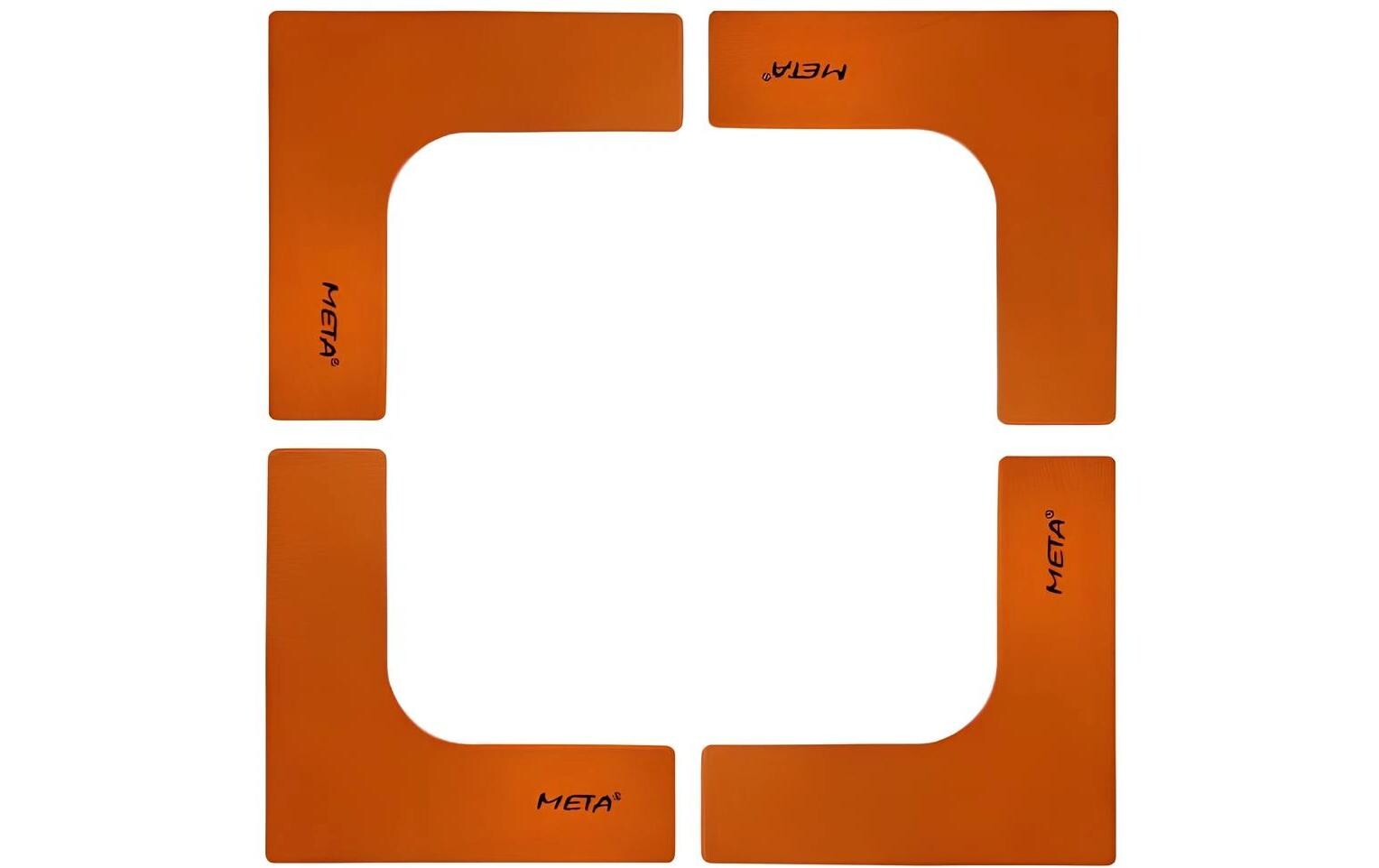 MTV Markierhütchen flach 4 Stck. orange