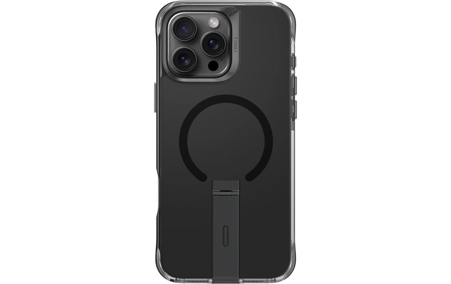 UNIQ Eleva Hybrid Iphone 16 Pro Schwarz Passend zum Apple Iphone 16 Pro