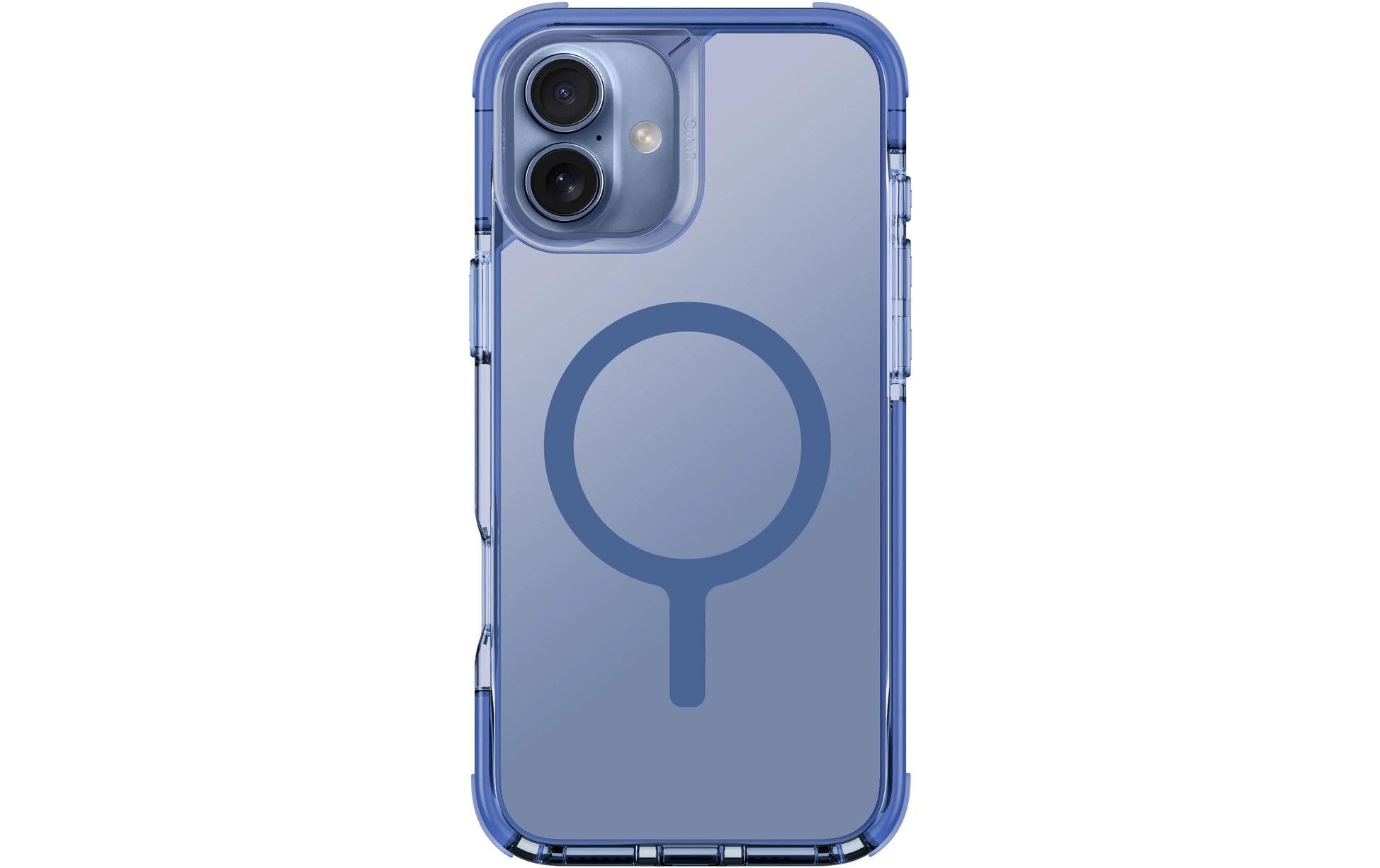 UNIQ Combat Hybrid Iphone 16 Plus Blau Case Passend zum Apple Iphone 16 Plus