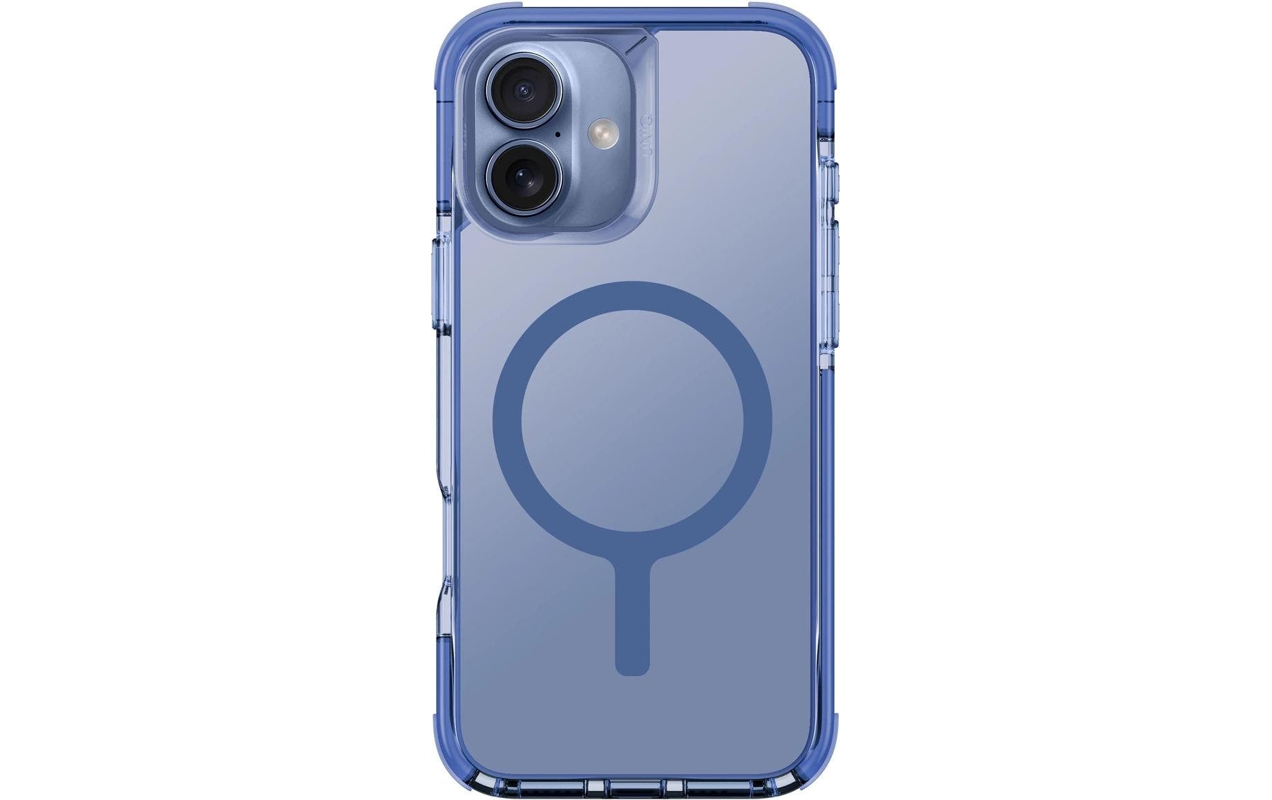 UNIQ Combat Hybrid Iphone 16 Maglick Blau Case Passend zum Apple Iphone 16