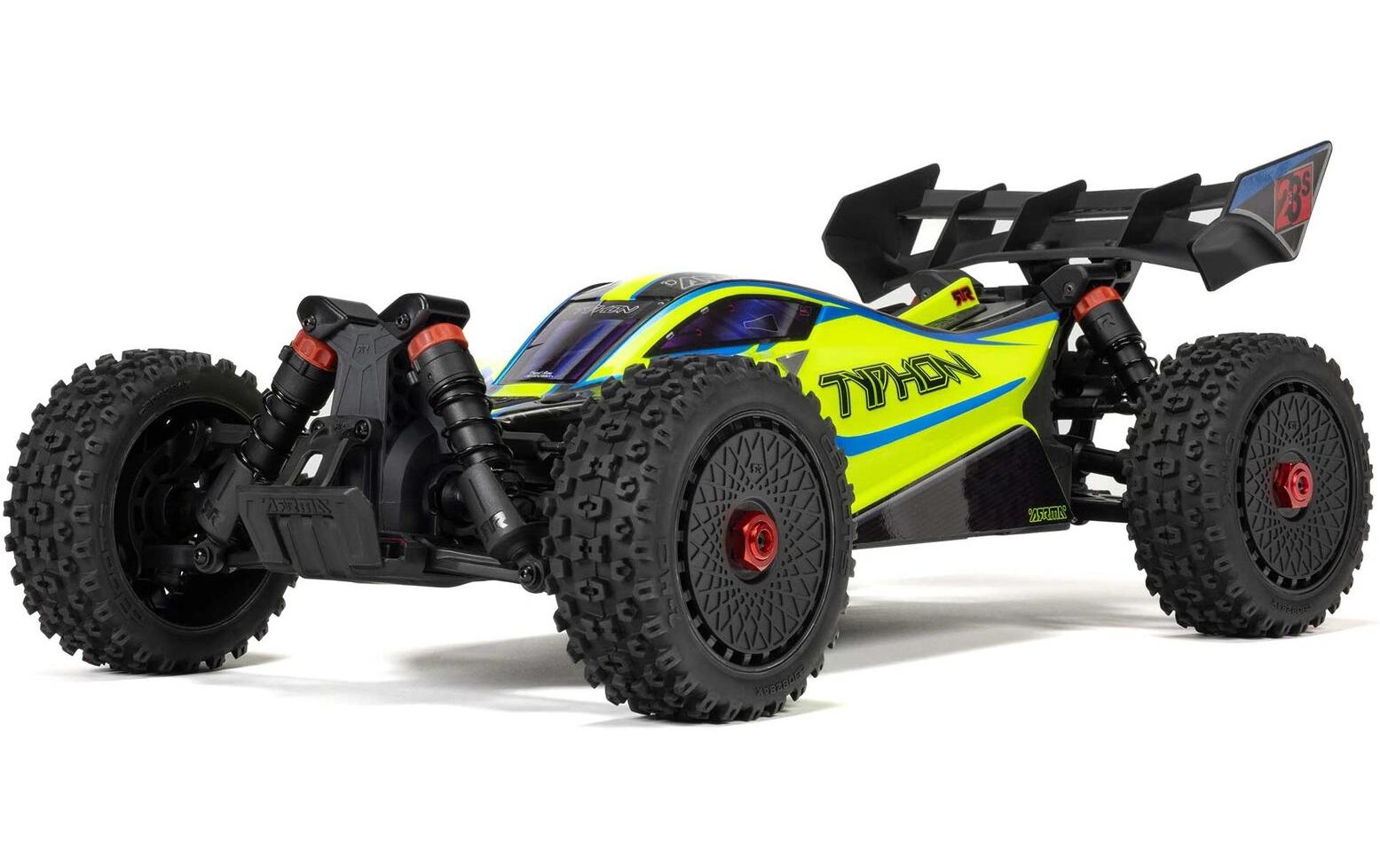 ARRMA BUGGY TYPHON BLX 223S Gelb