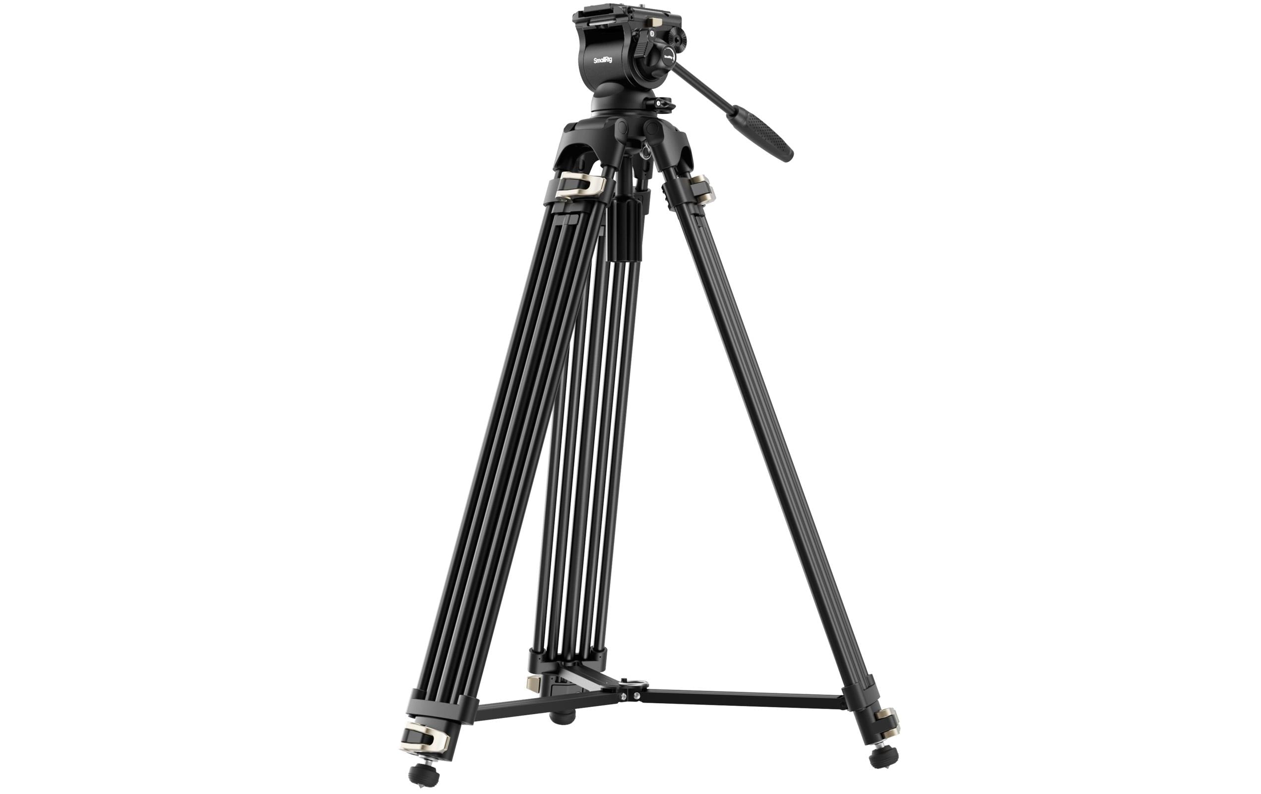 SmallRig Heavy-Duty Fluid Head Tripod Kit AD-01S