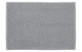 Diaqua Frottiervorleger Chevron 100% Baumwolle, 50x70cm, Grau