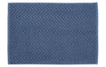 Diaqua Frottiervorleger Chevron 100% Baumwolle, 50x70cm, Indigo