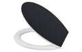 Diaqua WC-Sitz Hollywood Slow Down Duroplast, 41.5-45x38.2cm, Schwarz