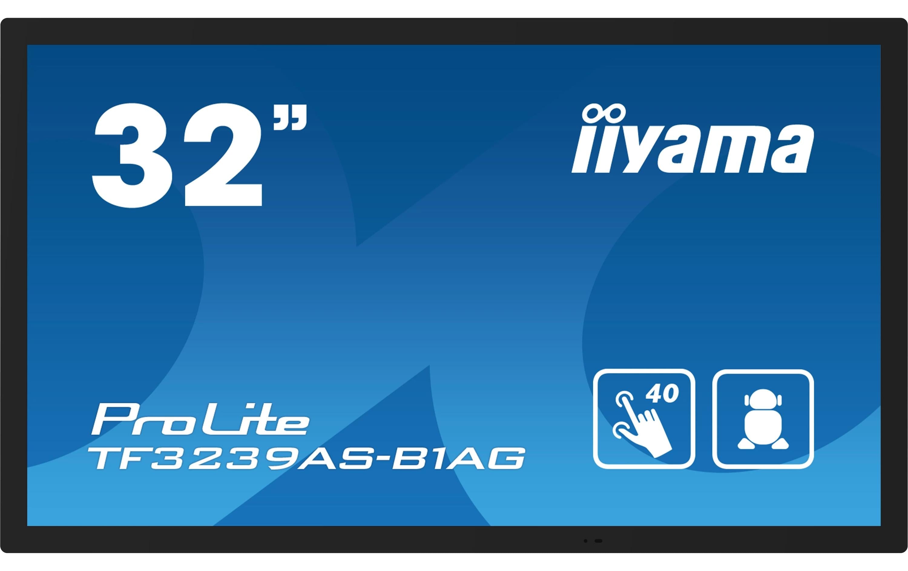 Iiyama TF3239AS-B1AG 32", Touch, IPS, FHD, 500cd, Android