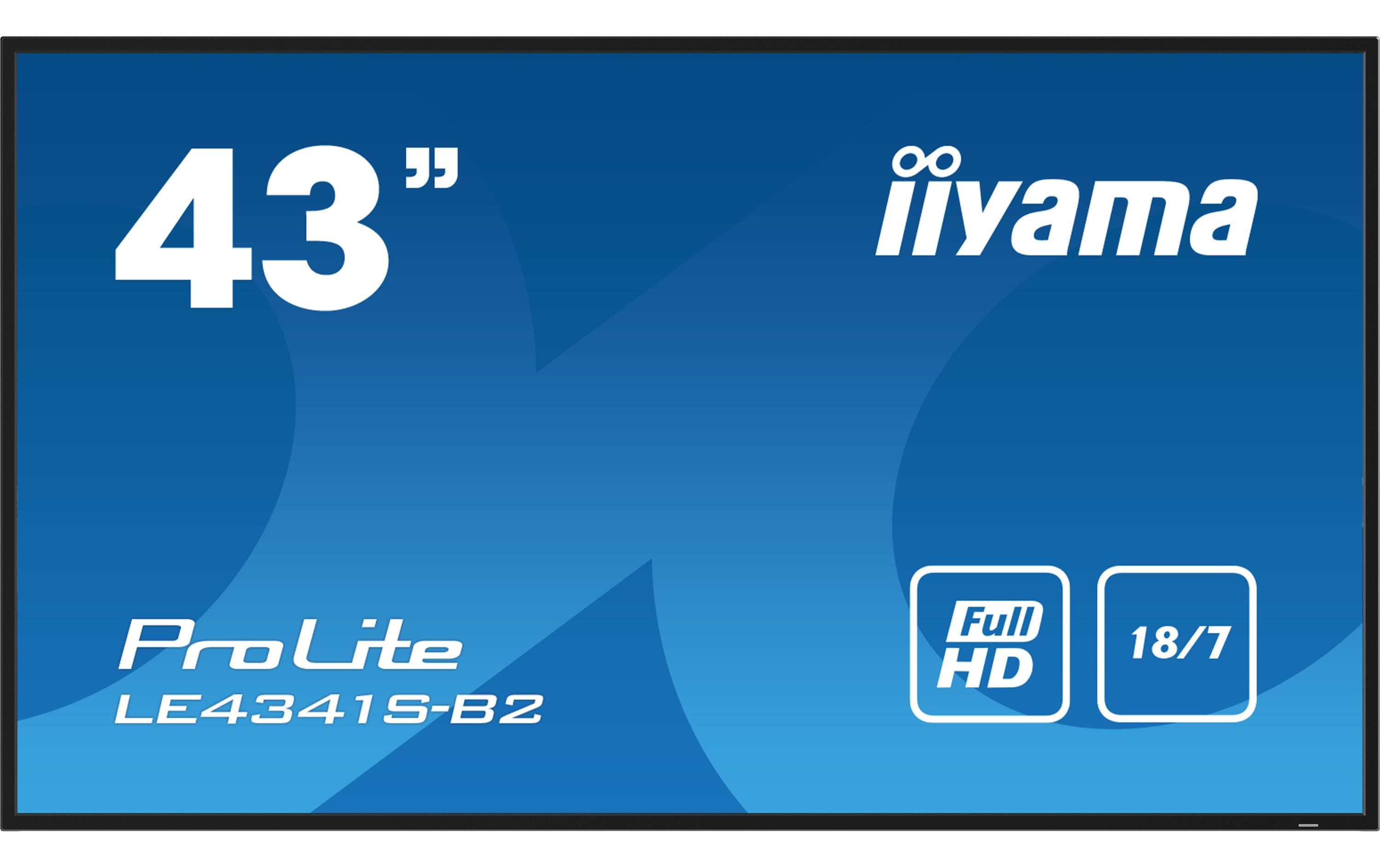 Iiyama LE4341S-B2 43", IPS, FHD, 350cd