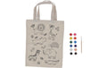 Esschert Design Tragetasche Dschungel zum ausmalen, 29x0.5x36.5 cm (LxTxH), Polyester