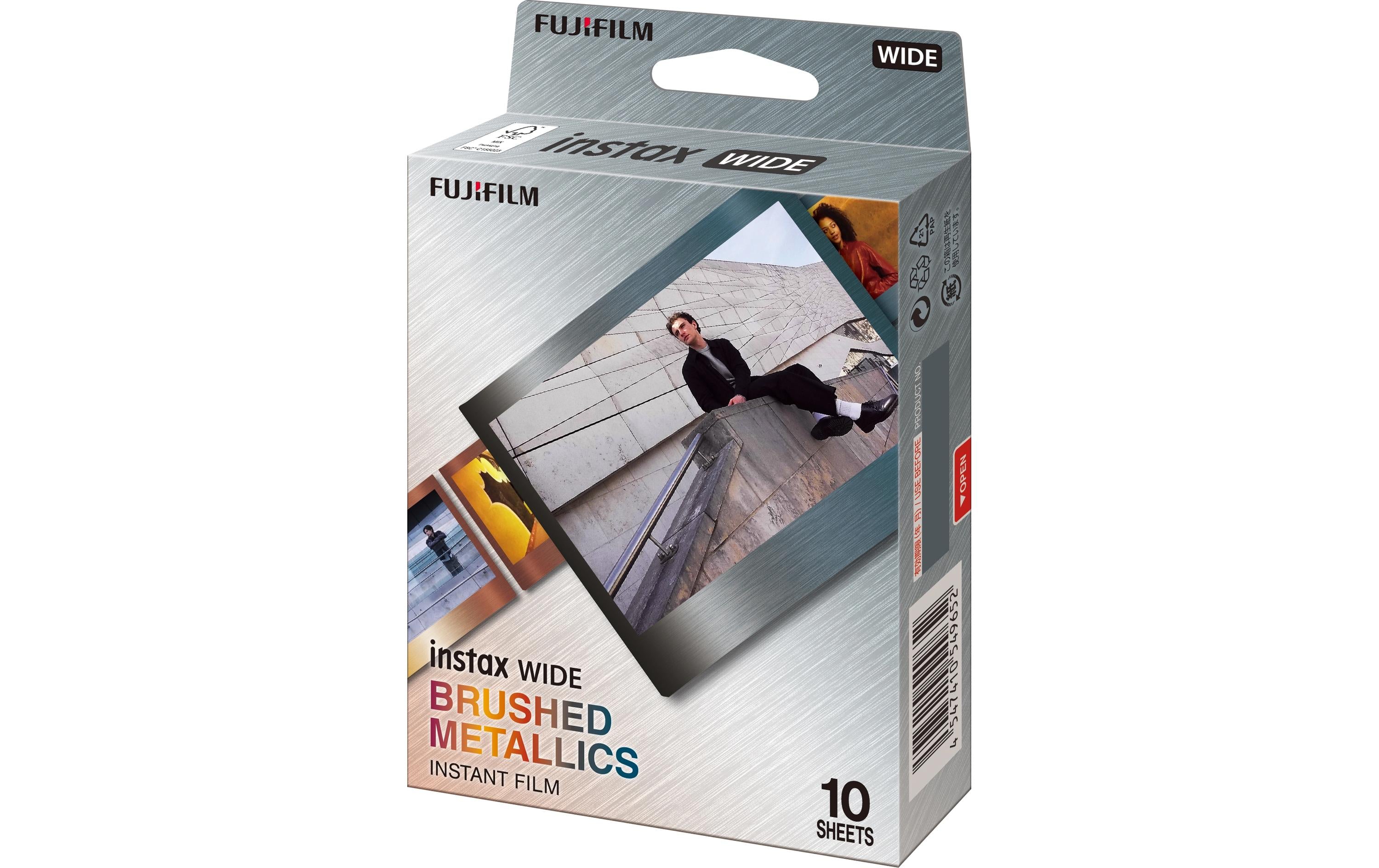 Fujifilm Instax Wide 10 Blatt Brushed Metallics