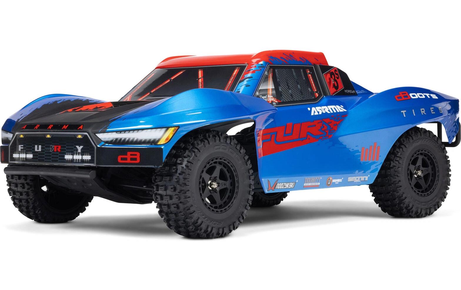 ARRMA SC.TRUCK Fury 2WD BLX 223S Blau