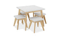 relaxdays Sitzgarnitur für Kinder 5-teilig, MDF/Bambus China