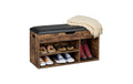 relaxdays Schuhregal mit Sitzfläche MDF China