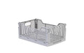 COCON Klappbox faltbar M hellgrau, 30,5x20,5x12,5 cm, PP