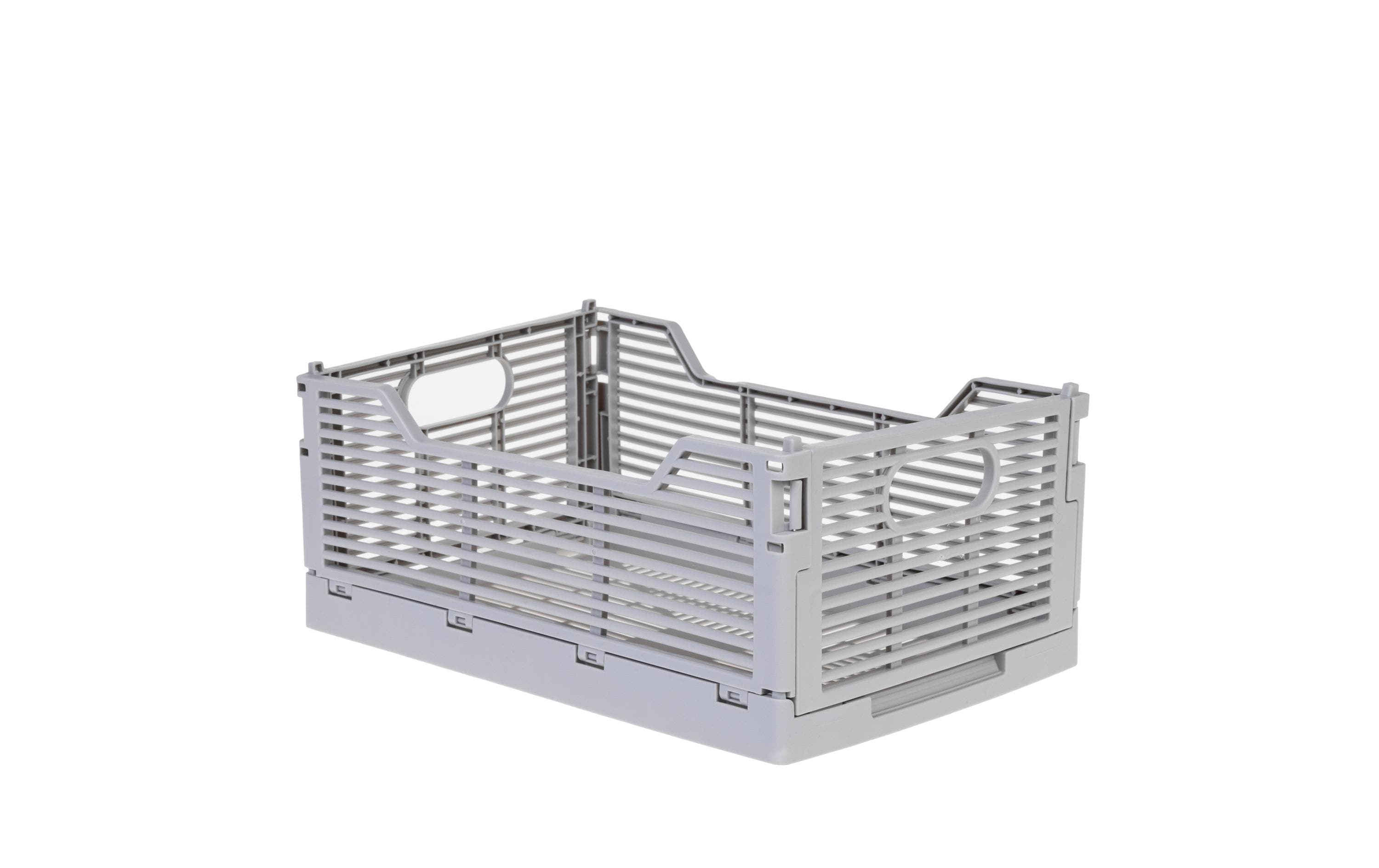 COCON Klappbox faltbar M hellgrau, 30,5x20,5x12,5 cm, PP