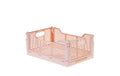 COCON Klappbox faltbar M pastell rosa, 30,5x20,5x12,5 cm, PP