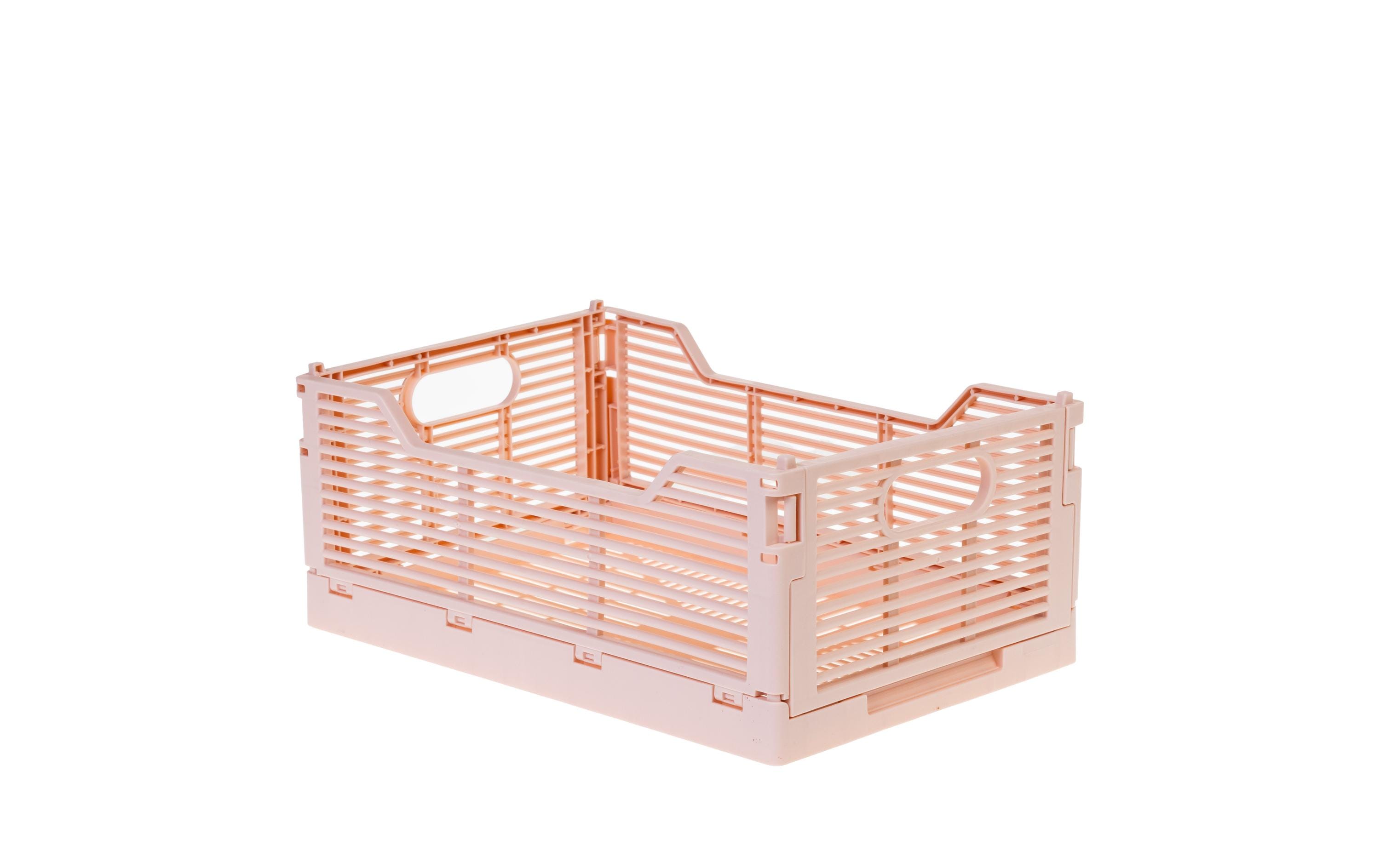 COCON Klappbox faltbar M pastell rosa, 30,5x20,5x12,5 cm, PP
