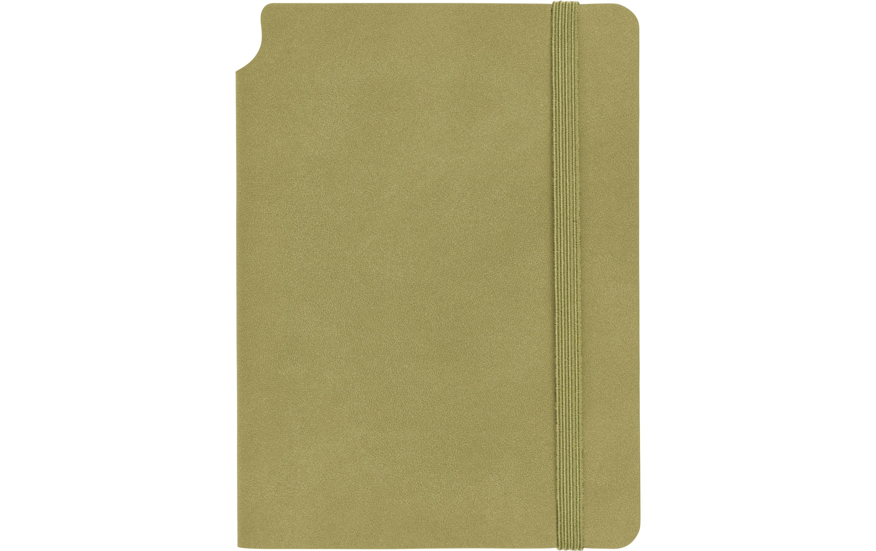 Kolma Notizbuch Smooth A6 blanko, olivegrün