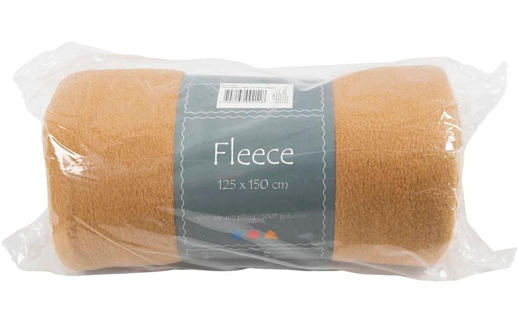 Creativ Company Fleece 125 cm x 150 cm 200 g, Beige
