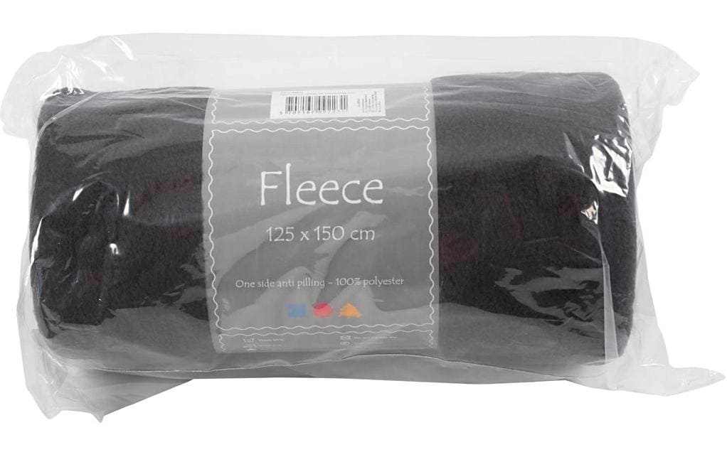 Creativ Company Fleece 125 cm x 150 cm 200 g, Grau