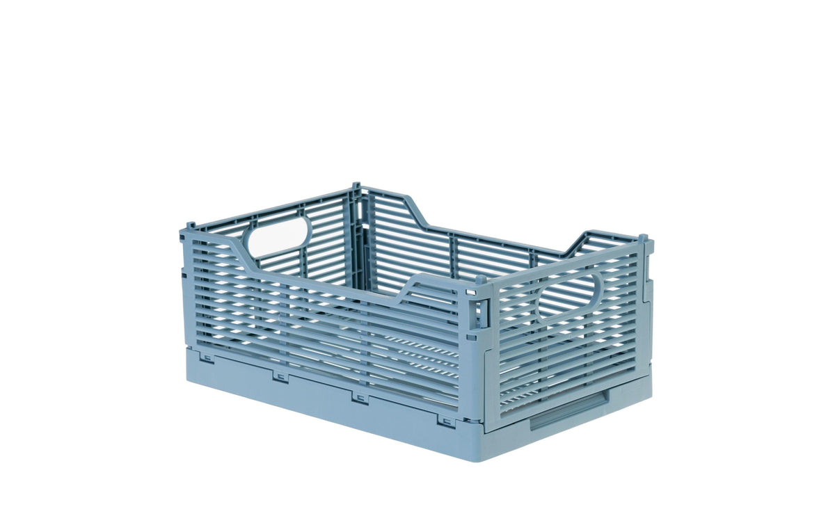 COCON Klappbox faltbar M pastell petrol, 30,5x20,5x12,5 cm, PP