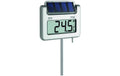AVENUE PLUS  Solar-Gartenthermometer Digital  inkl. A-Batterie