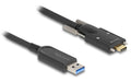 Delock AOC USB Kabel 8k Typ A-C, 5m 10Gbps, USB3.2 Gen2