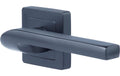 YALE Schwarzer Türgriff Siena Badezimmer Türgriff mit Knaufrosette, 8x8 mm