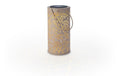 STT Solar Flowery Lantern 1 LED ww, 12x20cm, beige