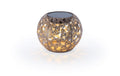 STT Solar Antic Globe Farfalla 1LED ww, 22x18cm, brown