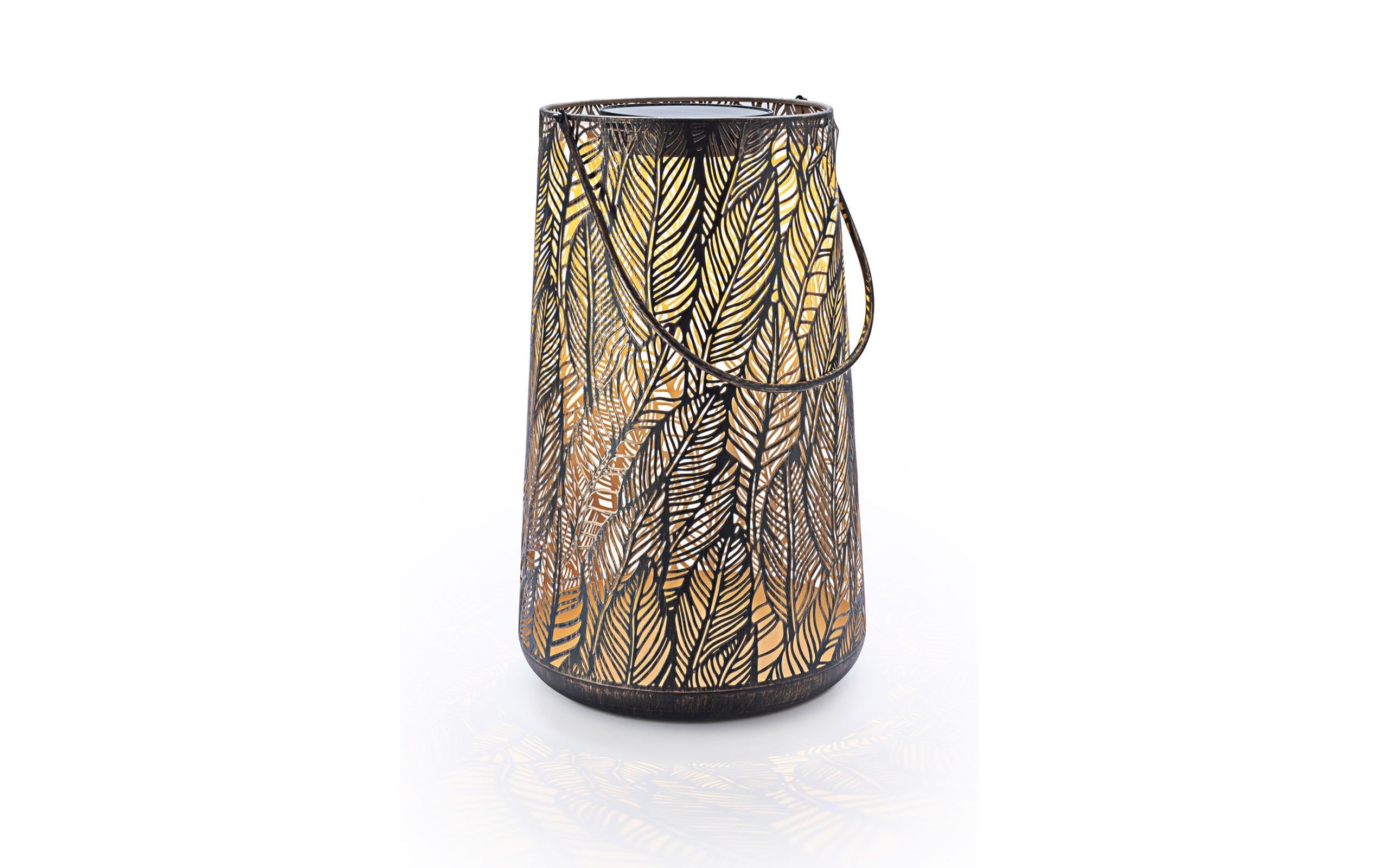 STT Solar Antic Lantern Sombra 1LED ww, 28X46cm, black