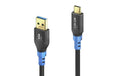 FlexInstall USB3.2 Kabel Typ C-A, 2.0m 5Gbps, 15W, USB3.2 Gen1