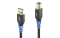 FlexInstall USB3.2 Kabel Typ A-B, 2.0m 5Gbps, 10W, USB3.2 Gen1