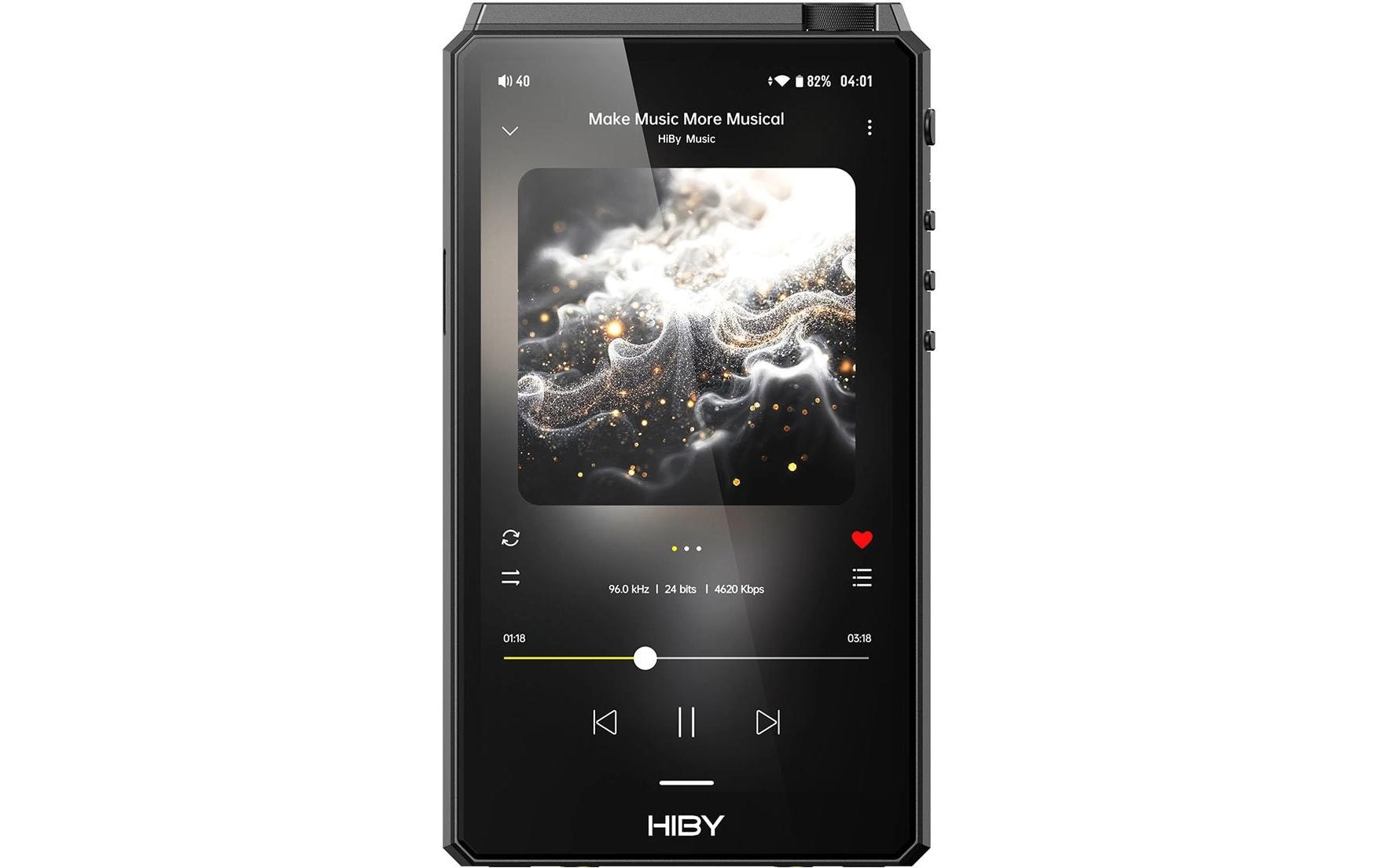 HiBy R6 III 2025, schwarz Hi-Res Musikplayer, Android 12, 64 GB