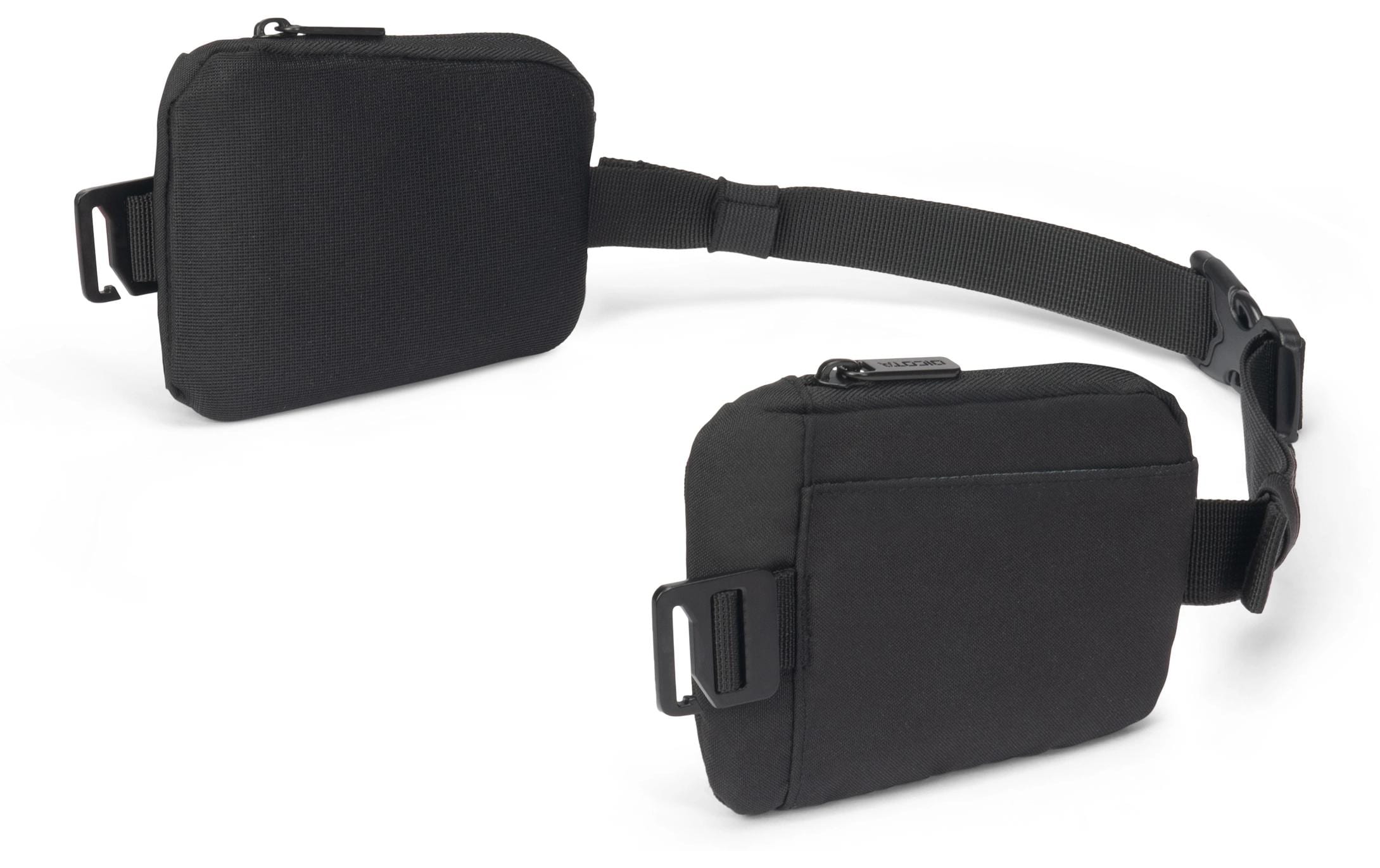 DICOTA Taillengurt mit Taschen für Notebook und Rucksäcke