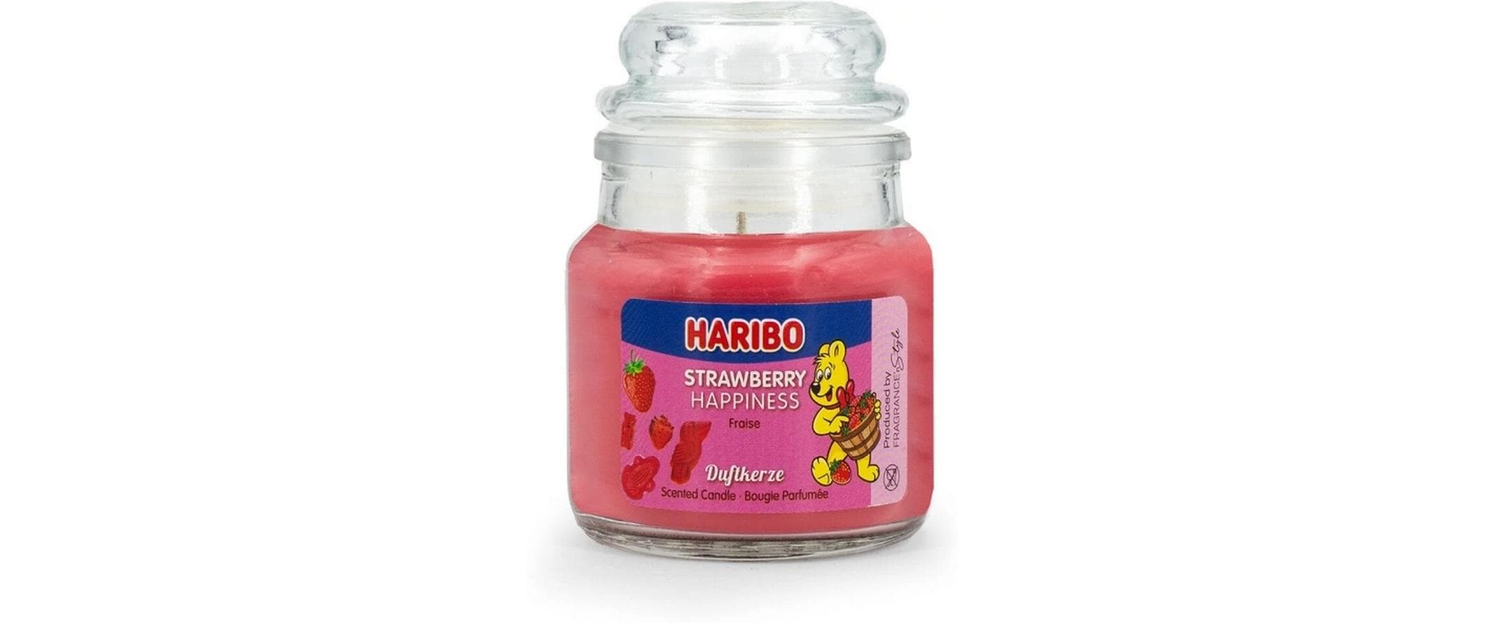 balthasar Duftkerze HariboStrawberryHapines 6x9 cm (DxH), Brenndauer 20h