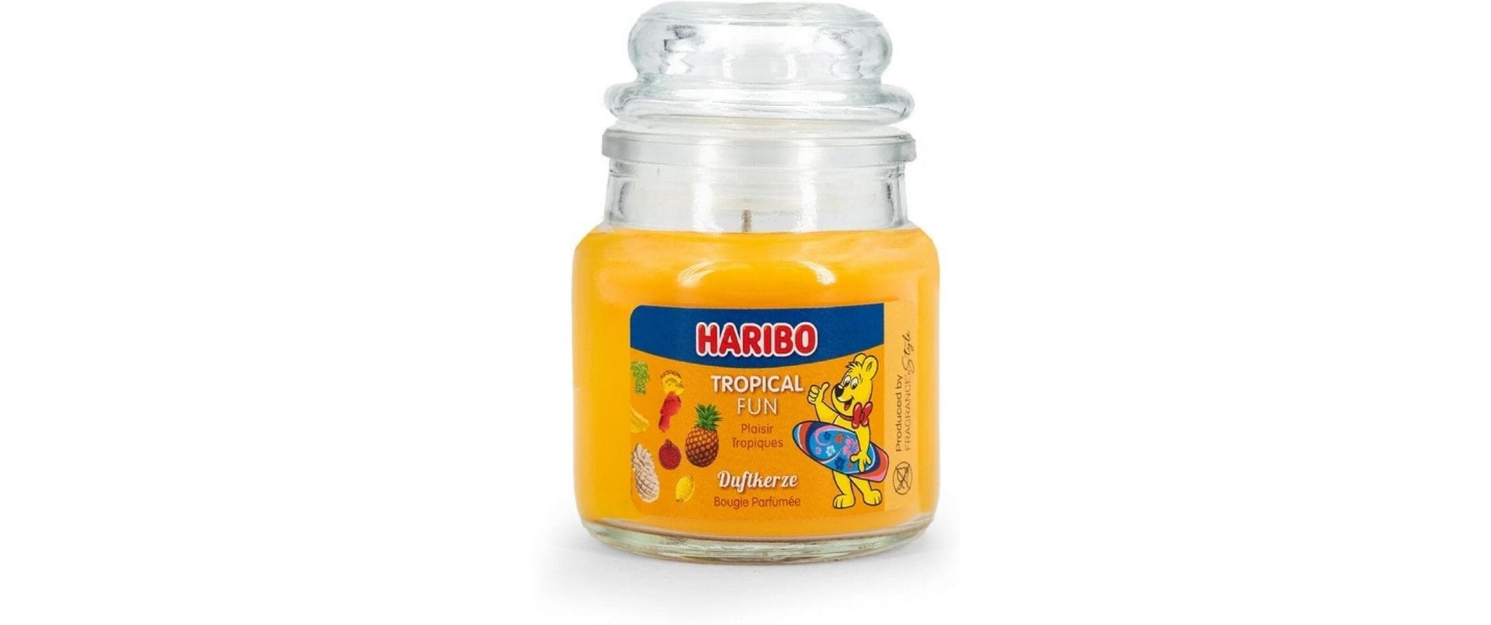 balthasar Duftkerze Haribo Tropical Fun 6x9 cm (DxH), Brenndauer 20h