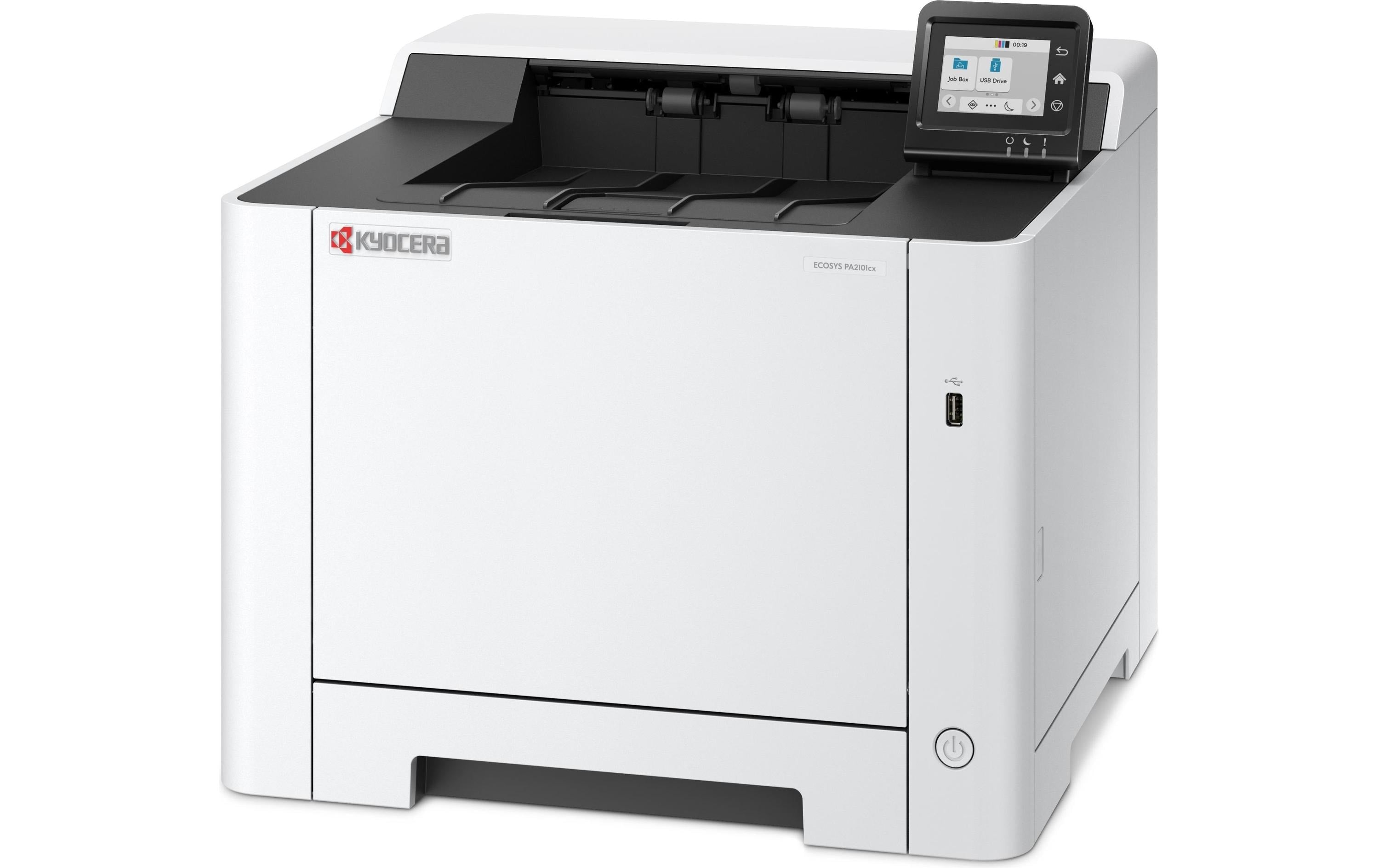 Kyocera ECOSYS PA2101cx, A4, LAN 600x600dpi, 21 S./Min., Duplex, 512MB, PCL
