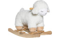 Bloomingville Schaukelschaf Laasrith Holz, Polyester, 65x48x34 cm (LxHxT)