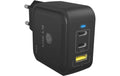 Icy Box Ladegerät IB-PS1030-PD PD, Gan, 65W, 2x Type-C, 1x Type-A
