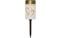 Star Trading Solar Kerze Hearty IP44, Warmweiss, 1 LED