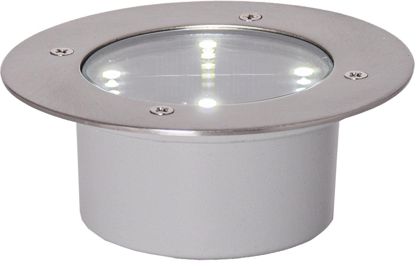 Star Trading Solar Scheinwerfer Decklight Silber, Lichtfarbe Warmweiss