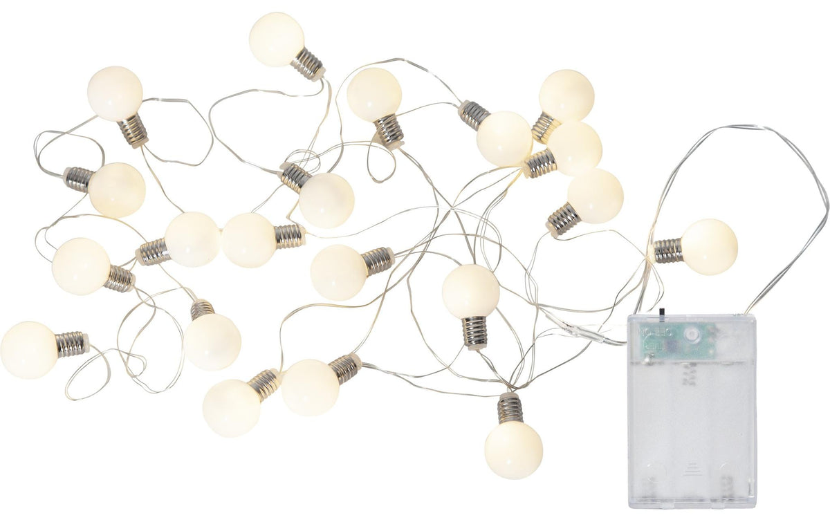 Star Trading Lichterkette Mini Glow IP20, Warmweiss, 20 LEDs, 300cm